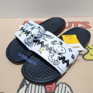 スヌーピー サンダル スリッパ ホワイト ロッカーサンダル 25〜26cm