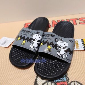 スヌーピー サンダル スリッパ グレー ロッカーサンダル 25〜26cm