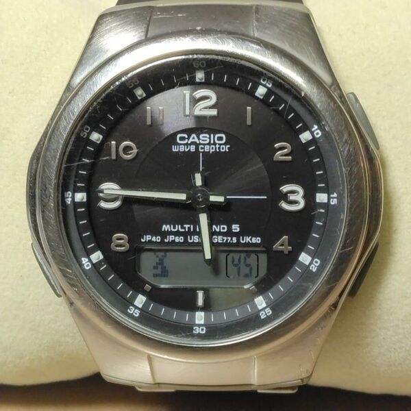 CASIO カシオ ウェーブセプター タフソーラー 電波腕時計 WVA-M480D-1AJF マルチバンド5