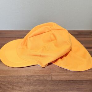 フラップ付き 日よけ付き 帽子 山吹色 保育園 幼稚園 フレーベル館 6349