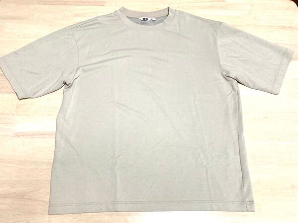 エアリズム コットンオーバーサイズTシャツ 5分袖 ユニクロ XL