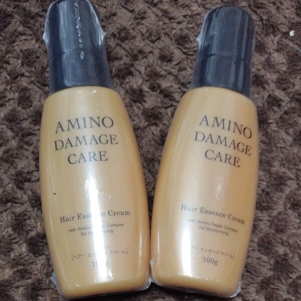 アミノダメージケアヘアエッセンスクリーム洗い流さないヘアートリートメント100g×2本日本製未開封髪に優しいアミノケア 旧エイボン