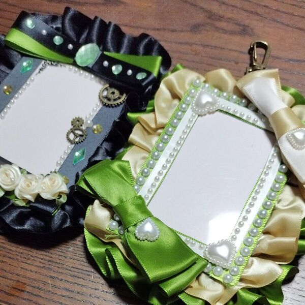 推し活グッズハンドメイド手づくり推し活のカードや写真などを入れてカバンにぶら下げたり、洋服に付けたり用途いろいろ楽しい推し活