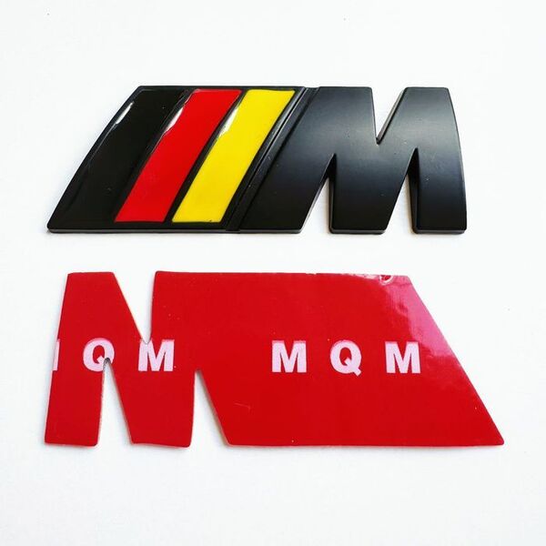 BMW Mエンブレム 貼り付け用 両面テープ付き Mバッヂ4
