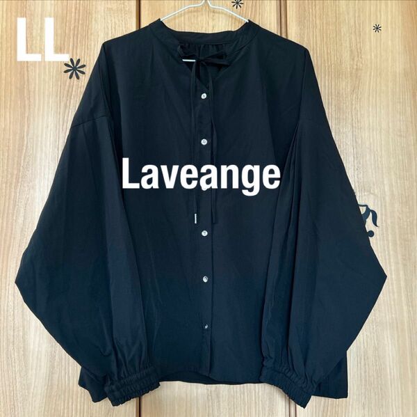 LLラビアンジェLaveangeゴスロリ系ブラウスシャツ黒