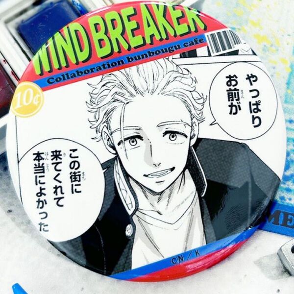 WIND BREAKER ウィンブレ 海外コミックモチーフ 缶バッジ 梅宮一