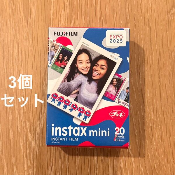 新品 FUJIFILM チェキ用フィルム 富士フイルム INSTAX MINI ミャクミャク 万博
