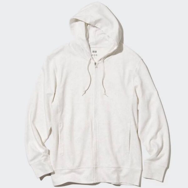 新品タグ付き UNIQLO ユニクロ エアリズム UVカット フルジップパーカー ホワイト XL
