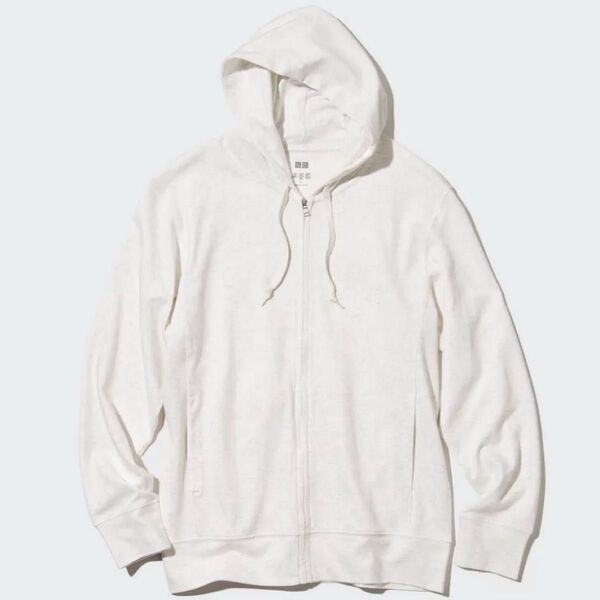 新品タグ付き UNIQLO ユニクロ エアリズム UVカット フルジップパーカー ホワイト XL
