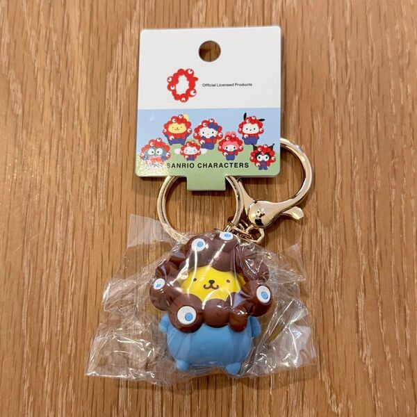 新品未使用 サンリオキャラクターズ ミャクミャクなりきり立体マスコットカラーキーホルダー ポムポムプリン