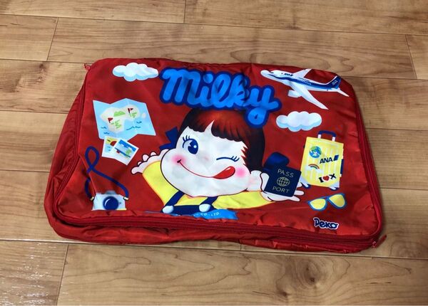 6月1日出品削除します ペコちゃん PEKO for ANA オーガナイザーケース(圧縮)旅行用マルチバッグ