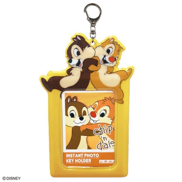 新品 ディズニー インスタントフォトキーホルダー(チップ&デール)