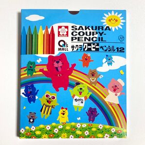★半額クーポン対象★ キューズモールオリジナル サクラクーピーペンシル 12色セット 色鉛筆 サクラクレパス 文房具 文具 ペン