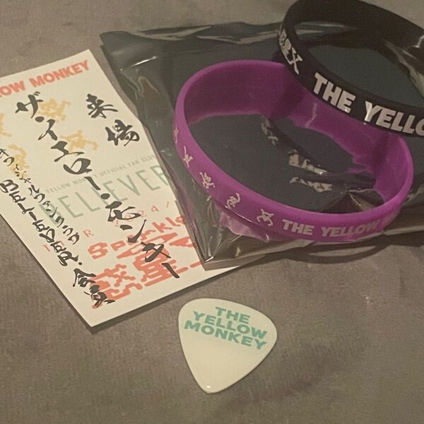 THE YELLOW MONKEY ラバーバンド バラ色募金ピック、他、計4点セット