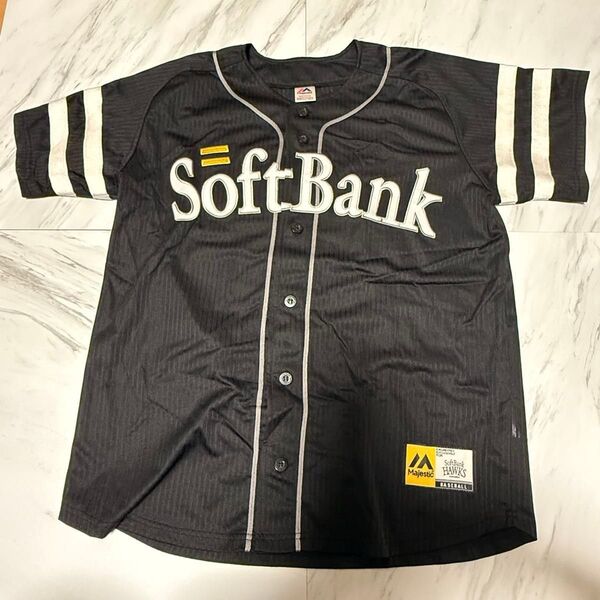 福岡ソフトバンクホークス Majestic製 レプリカユニフォーム Mサイズ 柳田悠岐 ギータ SoftBank SB