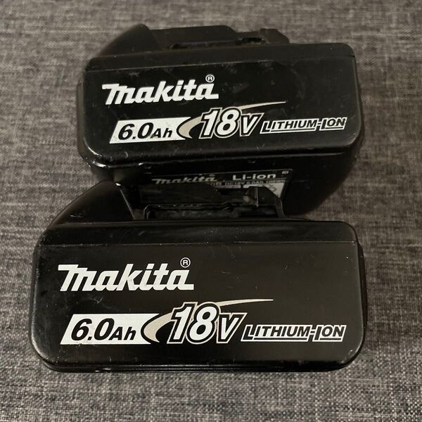 マキタ makita 18V バッテリー BL1860B ジャンク2個セット