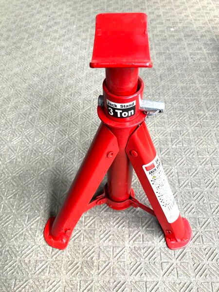 ニューレイトン製エマーソン EM-124 折りたたみ式 3トン ジャッキスタンド 未使用に近い