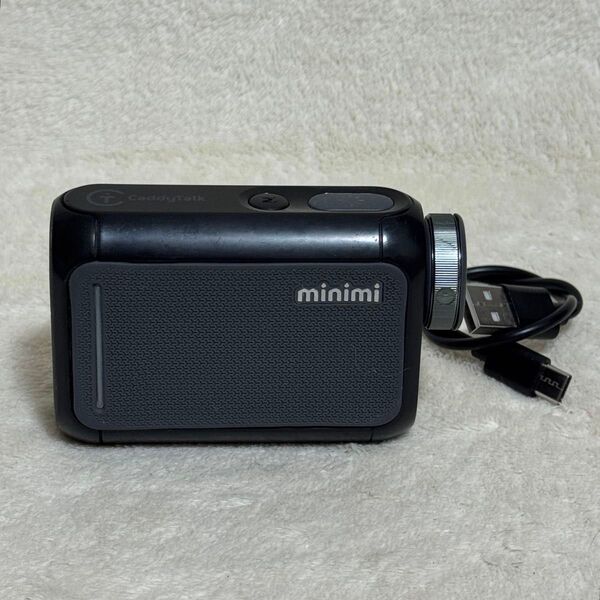 CaddyTalk minimi ゴルフ距離計 ブラック USB線付