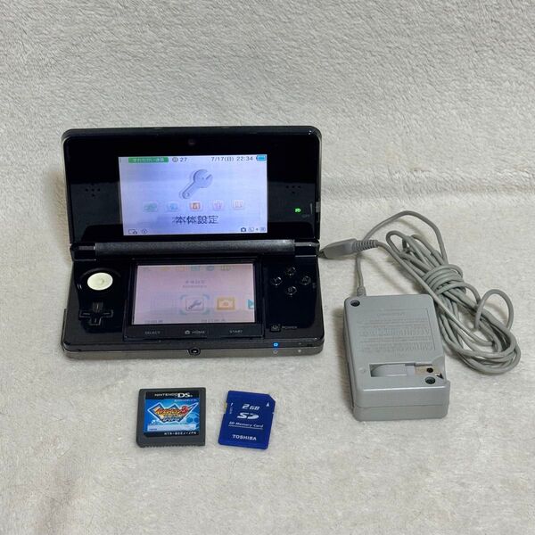 ニンテンドー3DS 本体 コスモブラック セット