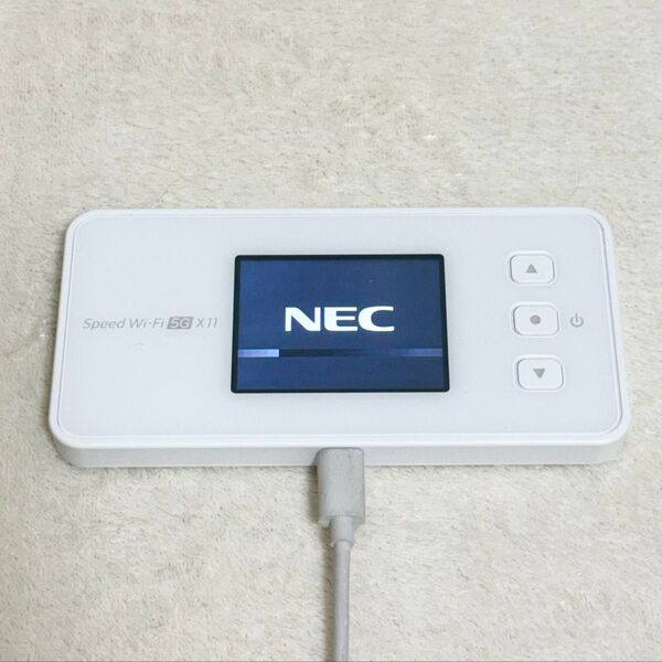 NEC Speed Wi-Fi 5G X11 モバイルルーター ホワイト