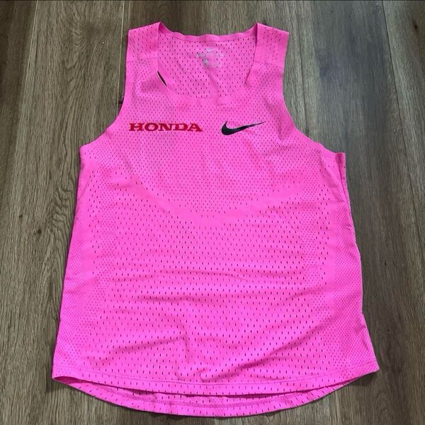 ホンダ HONDA ナイキ NIKE ユニフォーム 陸上 ランニング ノースリーブ【中古品】