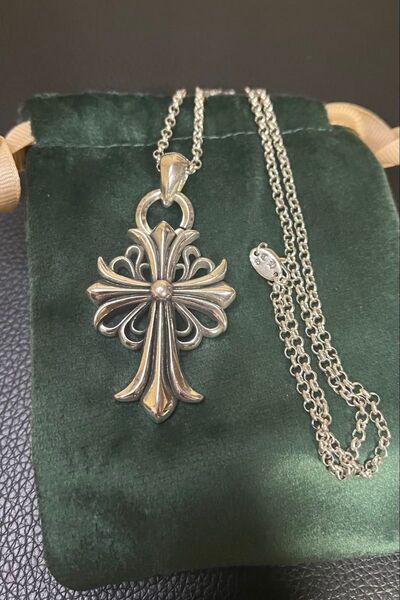 ☆新品☆ クロスネックレス チェーン ペンダント トップ シルバー925 silver925 刻印