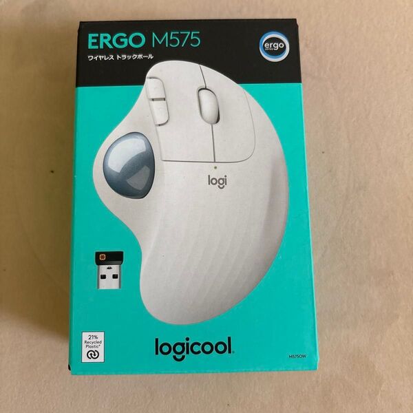 新品未開封 ロジクール ワイヤレスマウス トラックボール 無線 M575OW オフホワイト