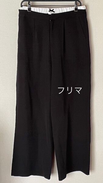 夢展望 DearMyLoveMillor ディアマイラブミラー 2wayウエストワイドパンツ 黒