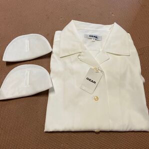 GEAR ワイシャツ 7号 ホワイト 未使用 肩パッド付き