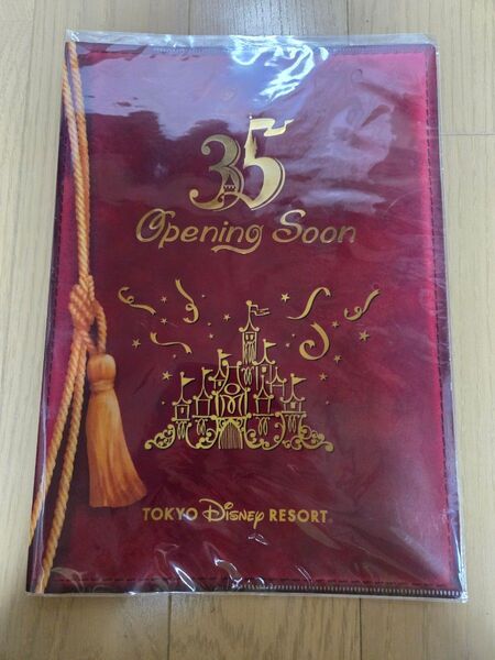 ディズニーランド 35周年 オープニングスーン クリアケース 新品 クリアファイル