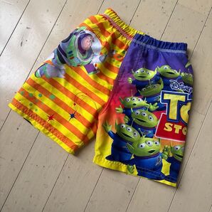 【トイストーリー】キッズ 水着 海パン ハーフパンツ インナー付き 90cm