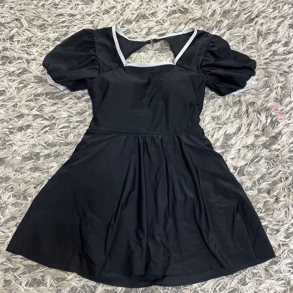 ワンピース 水着 モノトーン Sサイズ