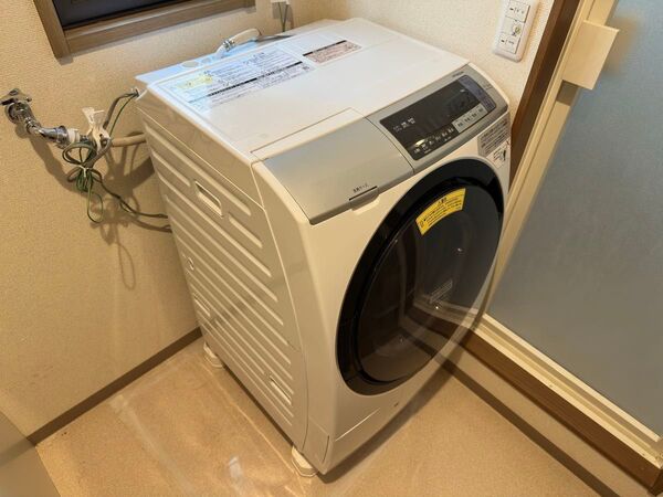 HITACHI / 日立 電気洗濯乾燥機 BD-SV110BL 左開き「ビッグドラム スリム」 風アイロン 2017年製