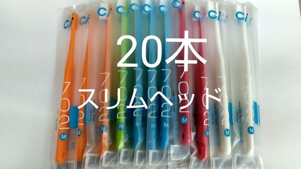 20本セット 歯科医院専用スリムヘッド歯ブラシCi 702 ふつう(