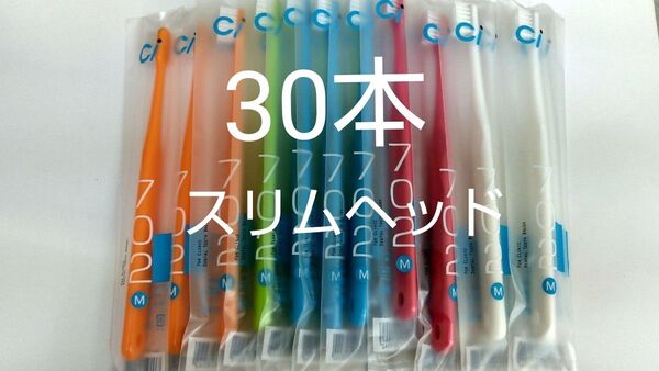 30本セット 歯科医院専用スリムヘッド歯ブラシCi 702 ふつう(