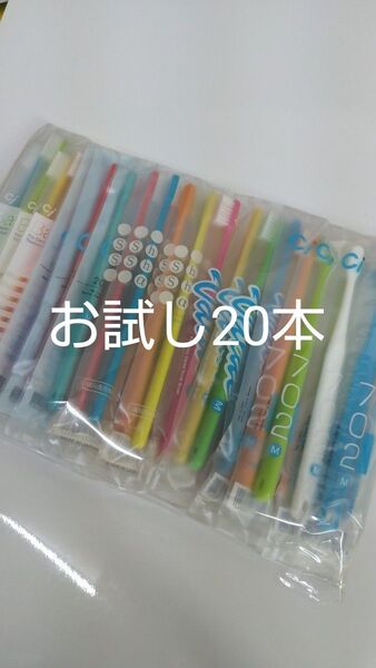 歯科医院専用歯ブラシ お試し5種 20本Ci202ふつう 4本 Ci702