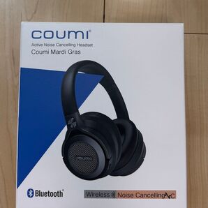 【新古】Coumi ANC-551L Bluetooth ワイヤレスヘッドホン ノイキャン USB-C