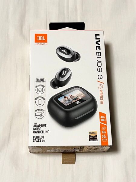 JBL LIVE BUDS 3 完全ワイヤレスイヤホン ブラック 保護フィルムつき