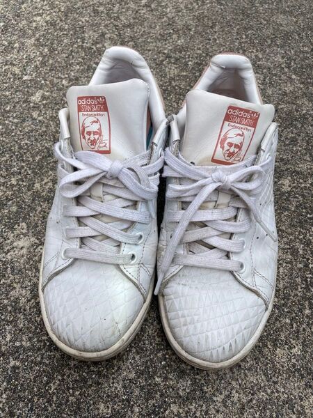 adidas STAN SMITH スタンスミス ホワイト/ピンク 24センチ