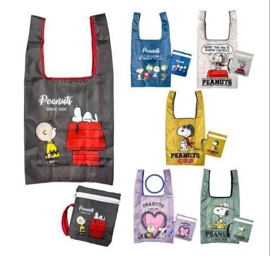 スヌーピーコンパクトエコバッグ(新品 未使用)