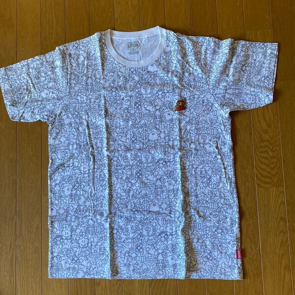 ユニクロ UT スーパーマリオ Tシャツ XLサイズ ホワイト系 ユニクロ×ニンテンドー