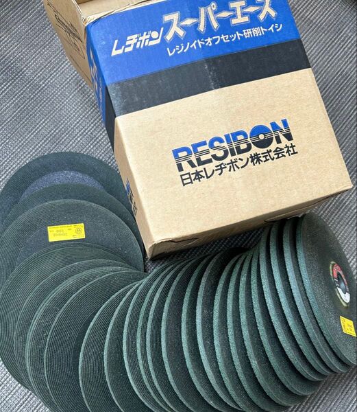 RESIBON 研磨砥石 スーパーエース180mm 、25枚セット 送料込み 砥石 日本レヂボン 研削砥石 切断砥石