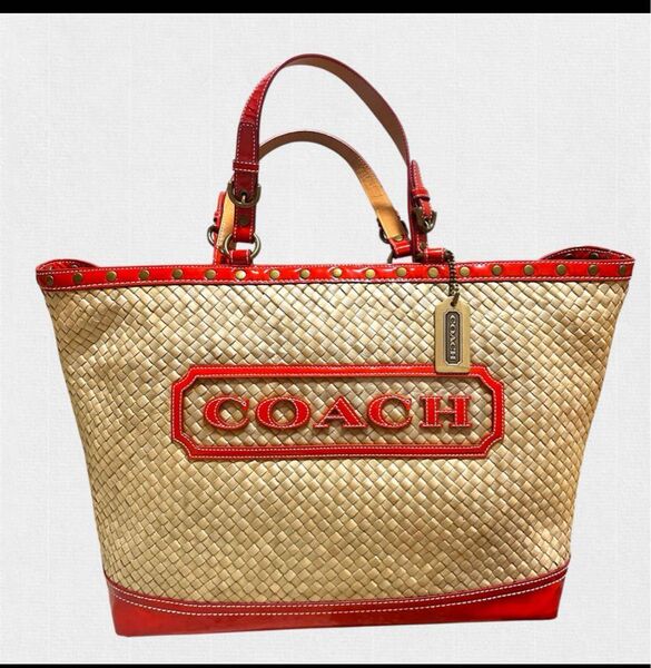 コーチ 希少6273 カゴトートバッグ COACH トートバッグ