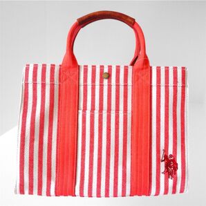 US POLO ASSN トートバッグ USPA RED