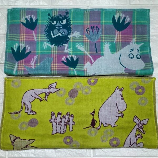 新品2枚 3重ガーゼ ムーミン リトルミイ スナフキン ニョロニョロ スティンキー パパ ママ MOOMIN トーベ・ヤンソン
