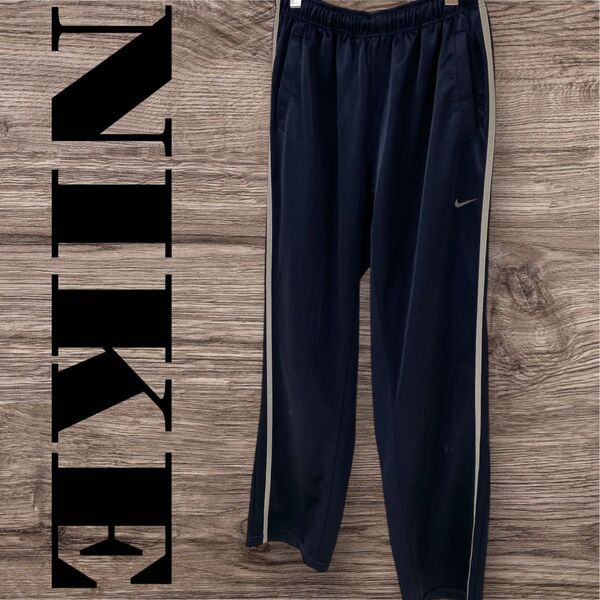 NIKE ナイキ ジャージ パンツ ボトムス 長ズボン スポーツウェア メンズ XL LL ネイビー 紺