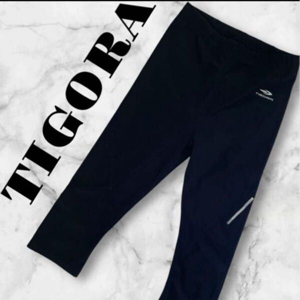 TIGORA ティゴラ レギンス タイツ パンツ ボトムス ヨガパンツ スポーツウェア レディース S ブラック 黒 ストレッチ