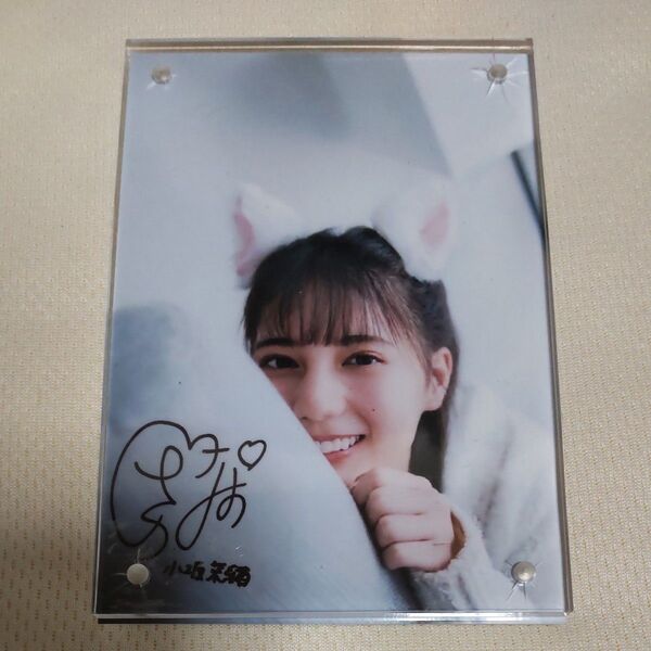 日向坂46 小坂菜緒サイン入り複写写真