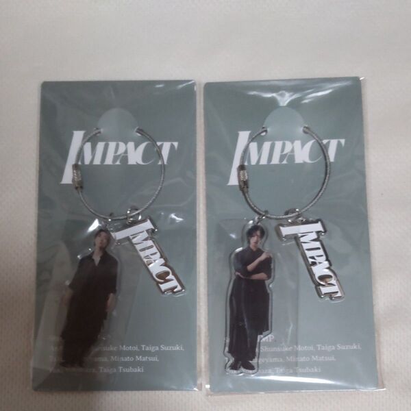 IMP IMPACT佐藤新と鈴木大河アクリルキーホルダー新品未開封
