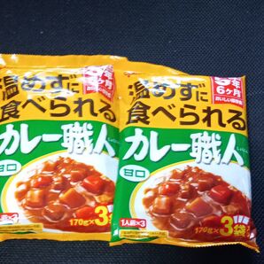温めずに食べられる カレー職人(甘口) レトルトカレー6食分 翌日発送!常備用